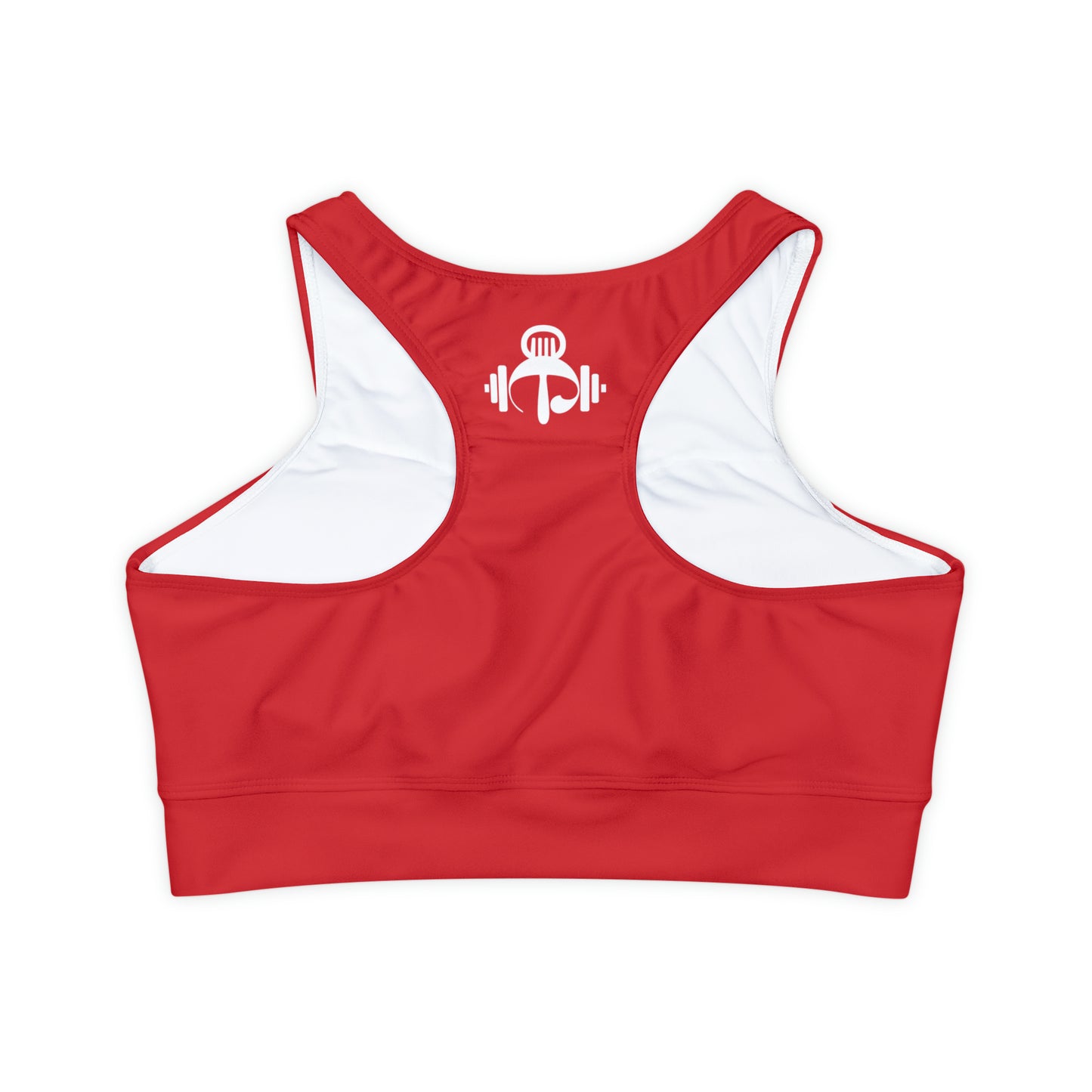 Power Red Sports Bra