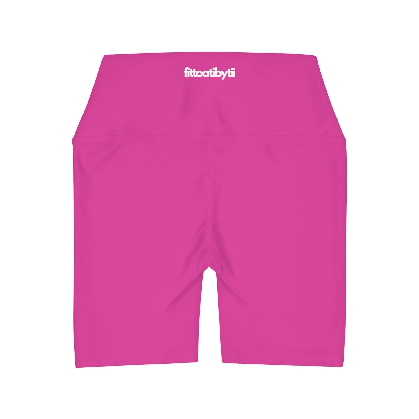 Power Pink High Waisted Shorts