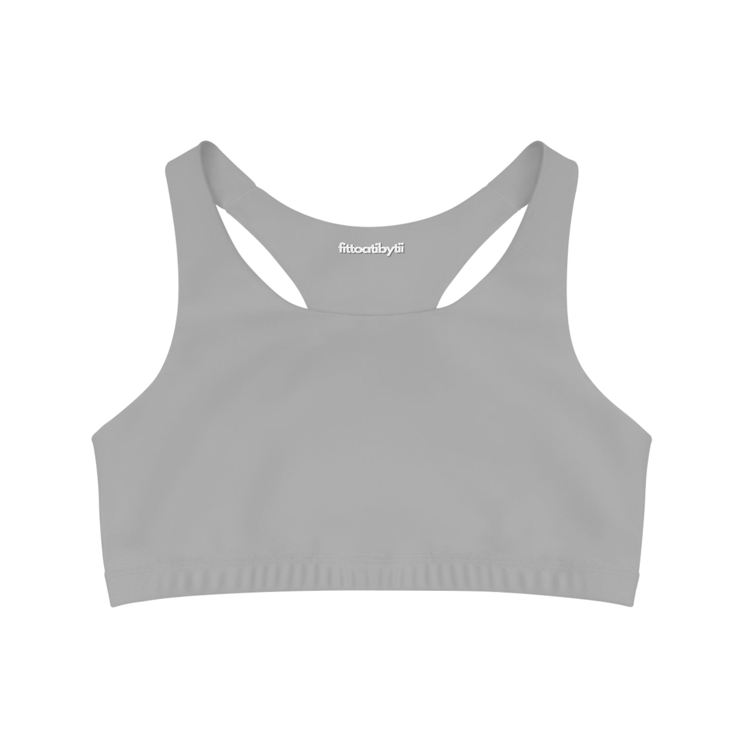 Seamless Cloud Grey Sports Bra