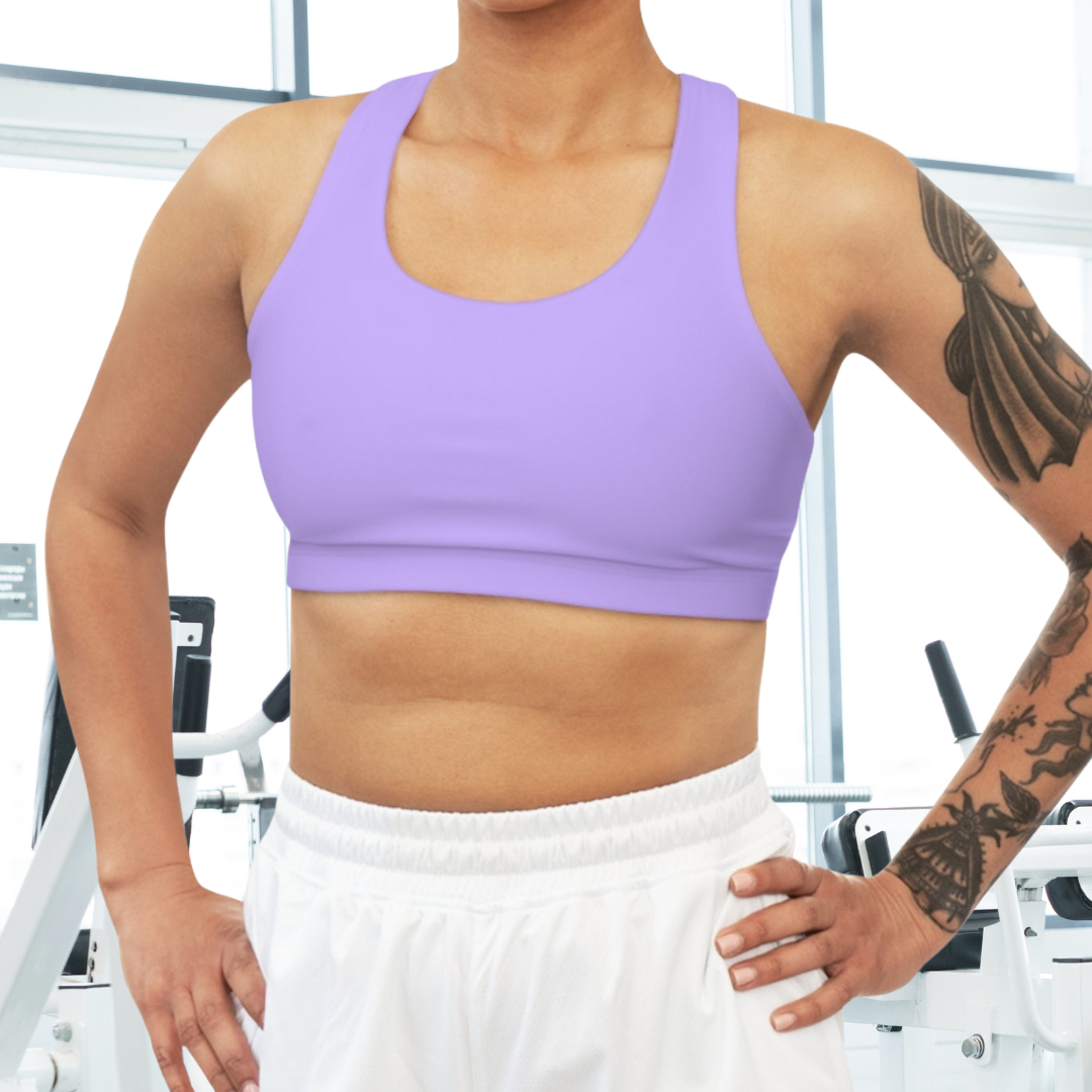 Seamless Cloud Purlpe Sports Bra