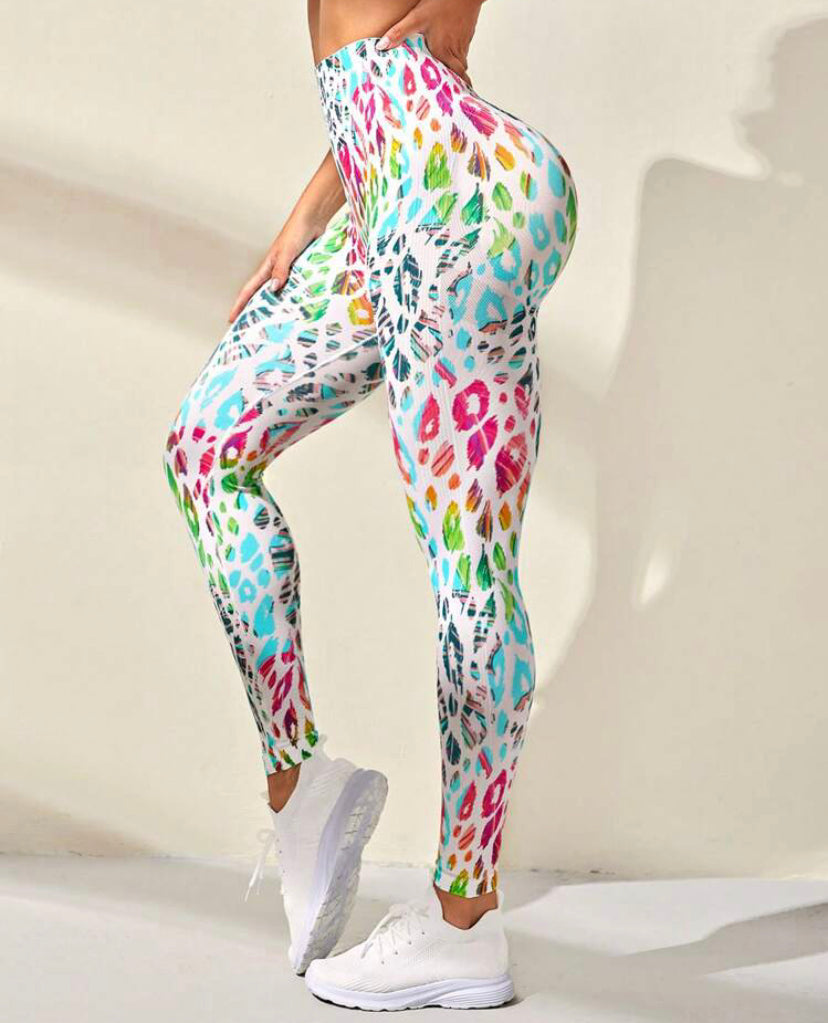 Power Leopard Leggins