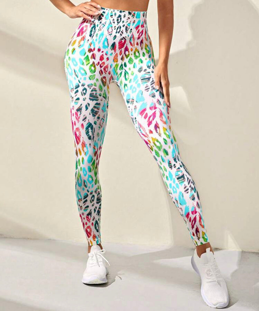 Power Leopard Leggins